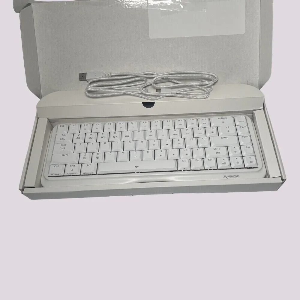 KEMOVE K68SE Mechanical Gaming Keyboard, White